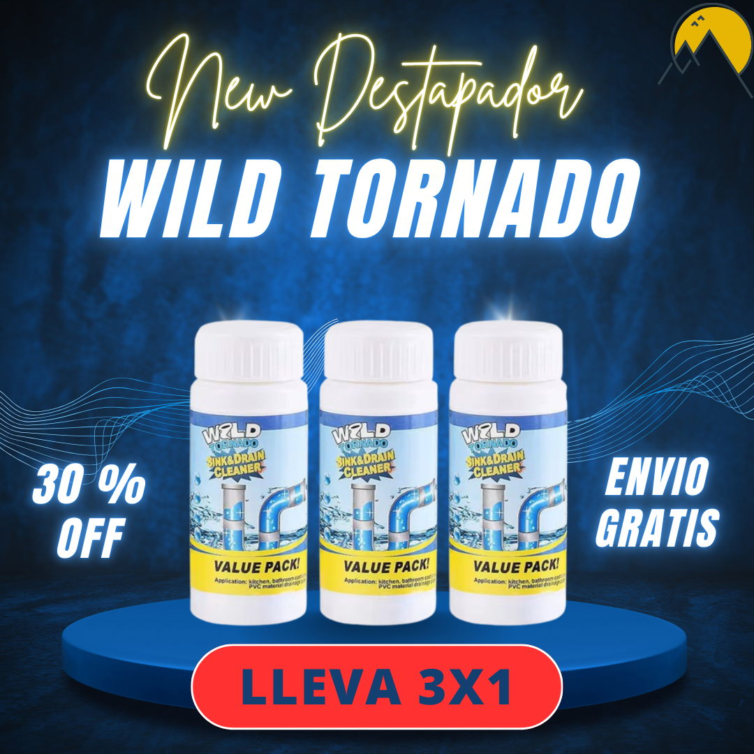 Destapador de Drenaje, WILD TORNADO™