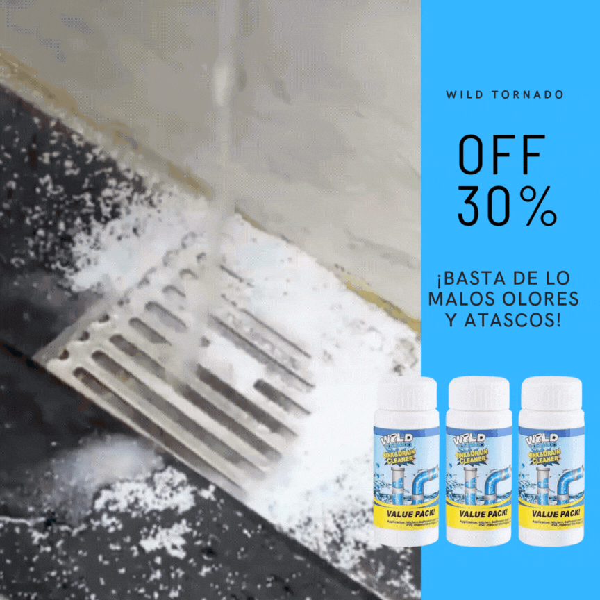 Destapador de Drenaje, WILD TORNADO™ – FIDELIMART