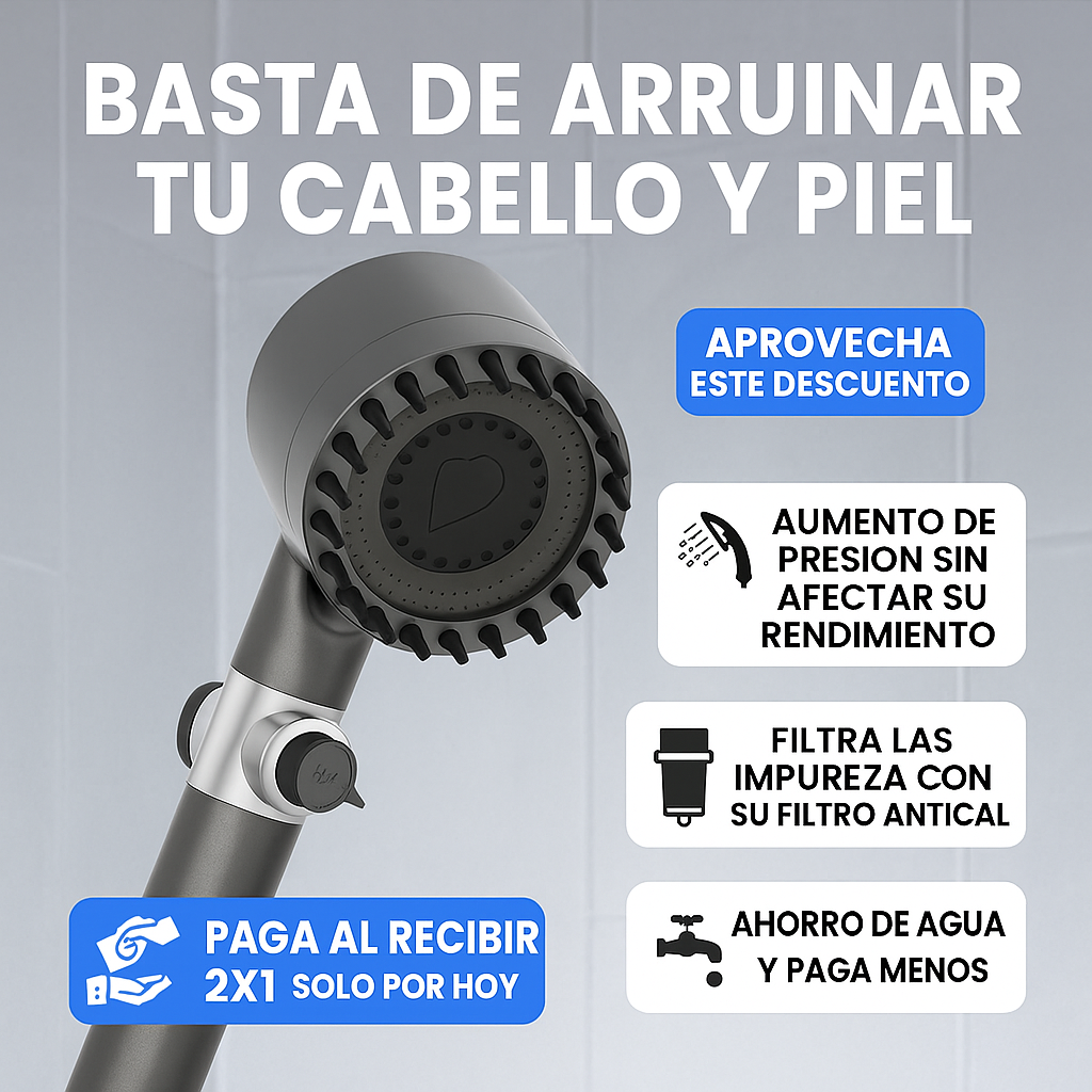 Cabezal Ducha Alta Presión™ Lleve 2 pague 1.