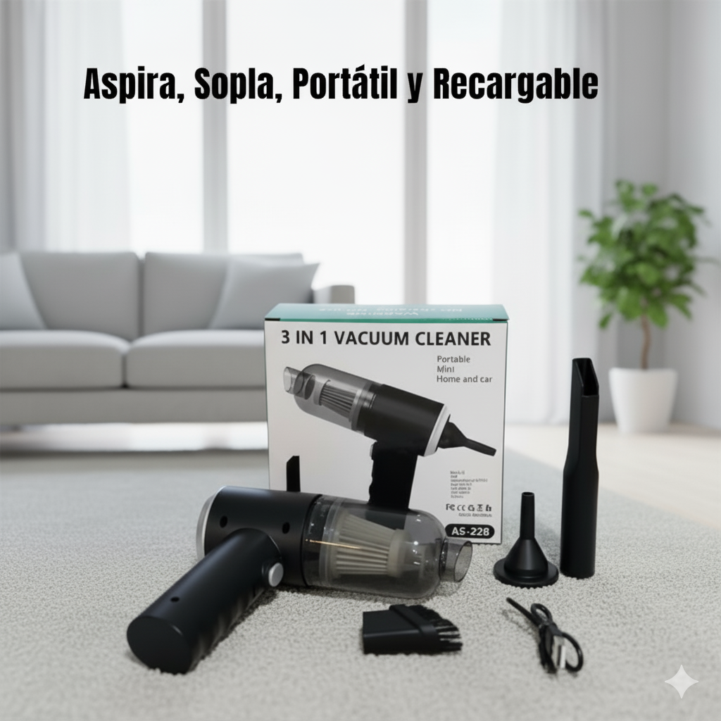 Aspiradora Portátil TurboClean™