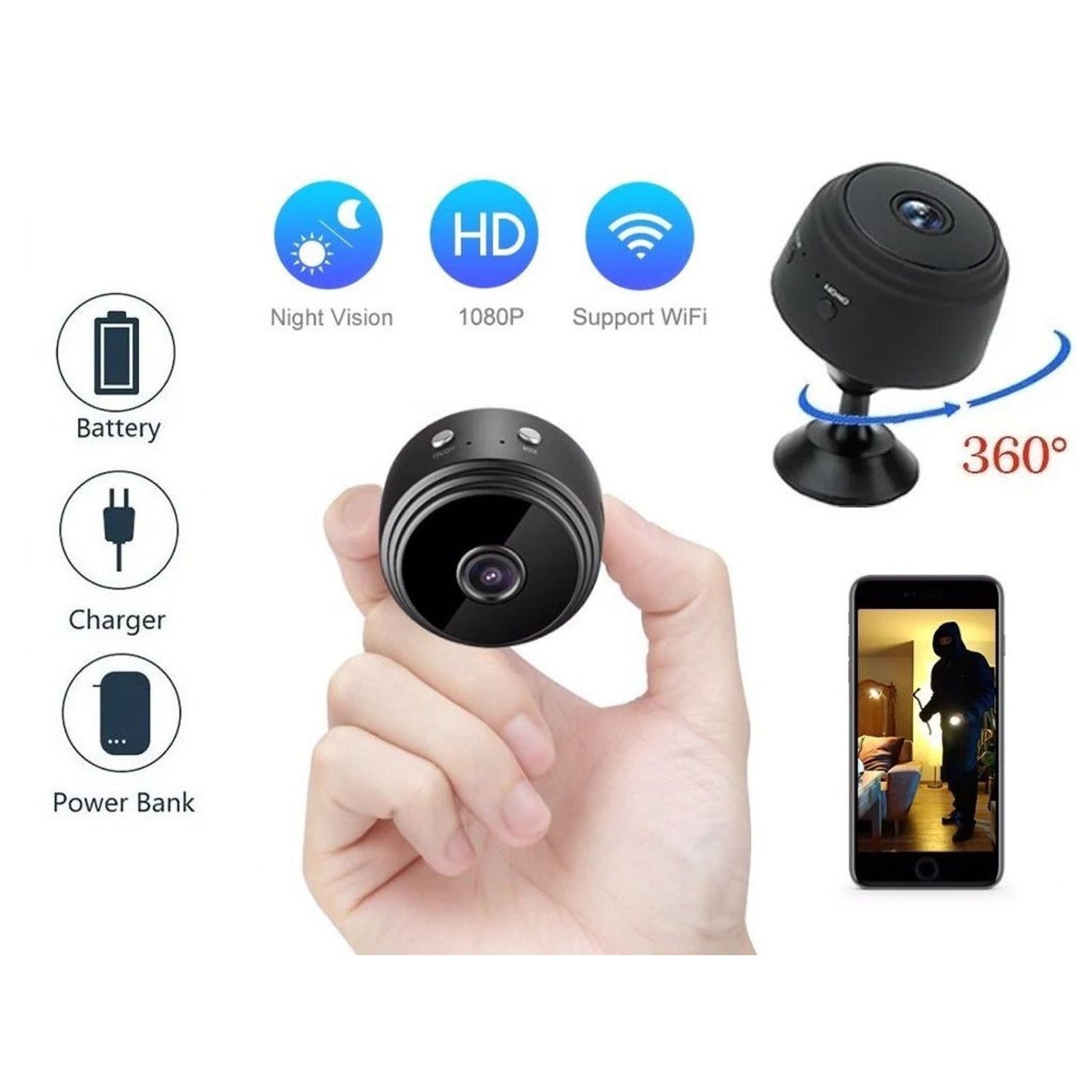 Mini Camara Espía A9™